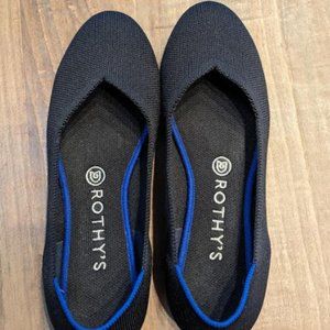 Rothy's "The Flat" Solid Black size 8.5